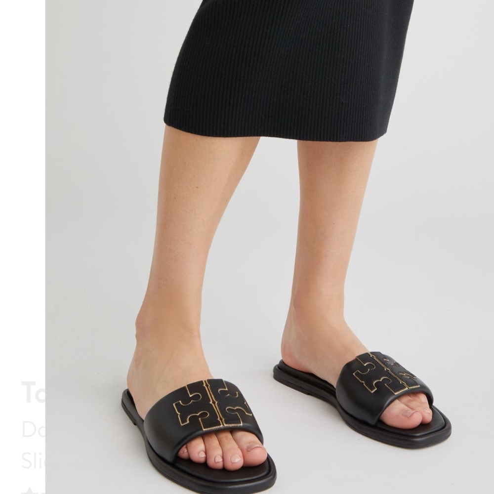 Black Slide Sandals